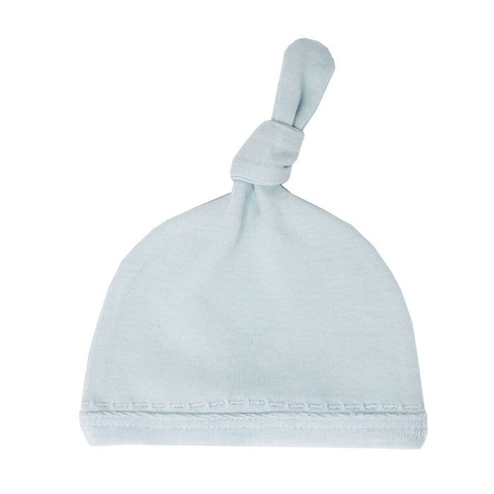 L'oved Baby Organic Velveteen Top Knot Hat