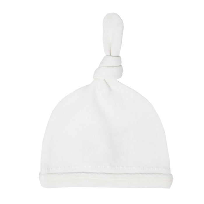 L'oved Baby Organic Velveteen Top Knot Hat