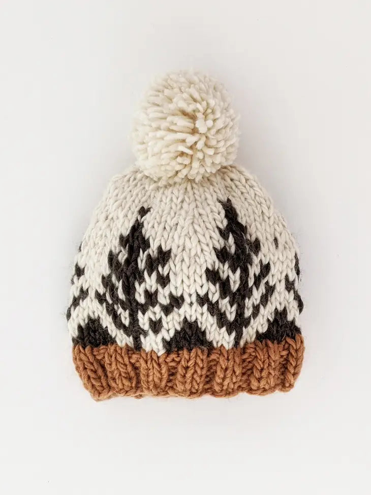 Huggalugs Winter Forest Knit Beanie Hat