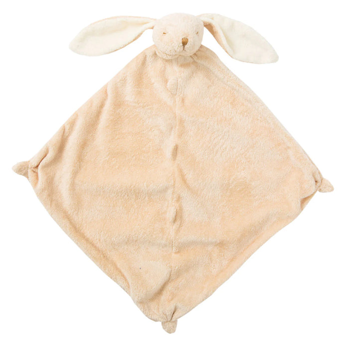 bunny beige lovie blankie laid flat with long ears