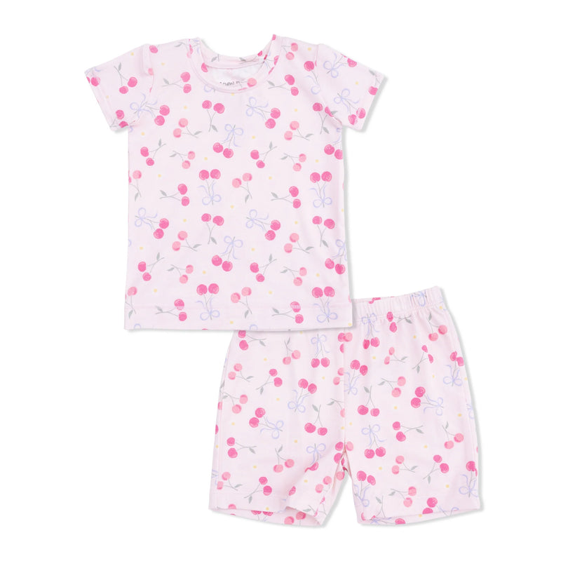 Angel Dear | Loungewear Short Set | Sweet Bow Cherries