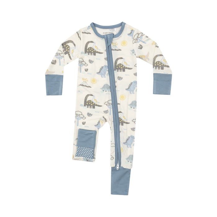 Angel Dear 2 Way Zipper Romper | Baby Love Dinos