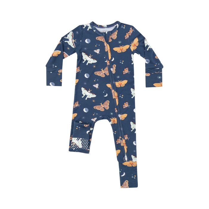 Angel Dear 2 Way Zipper Romper | Moths