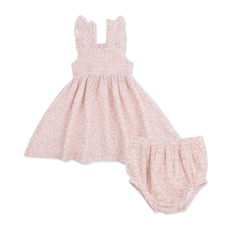 Angel Dear | Smocked Sundress with Bloomer | Harper Floral