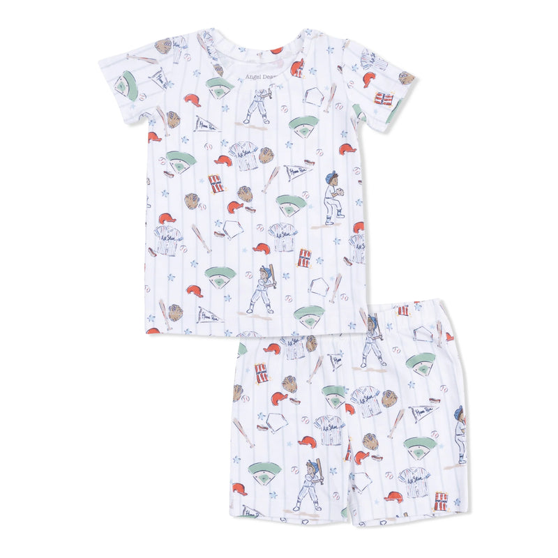 Angel Dear | Loungewear Short Set | Home Run Baseball