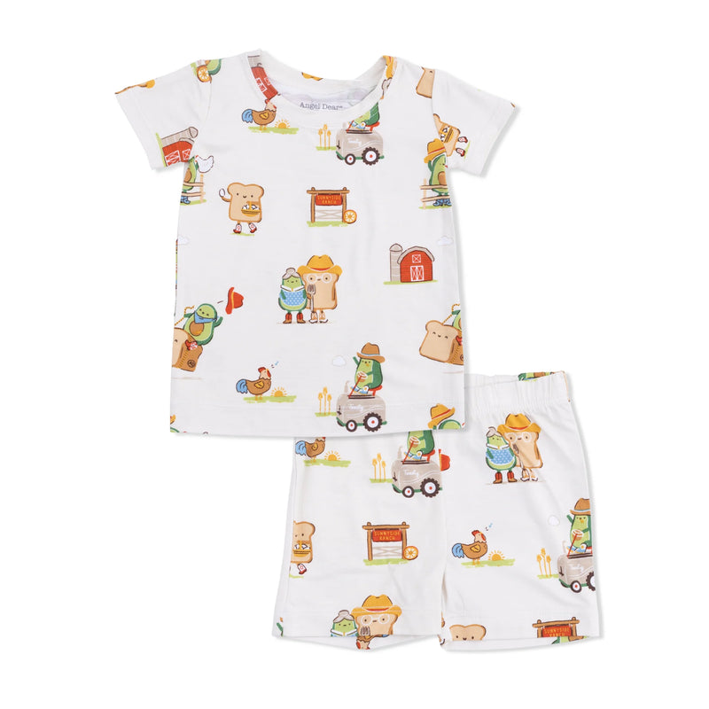 Angel Dear | Loungewear Short Set | Avocado Toast-American Gothic