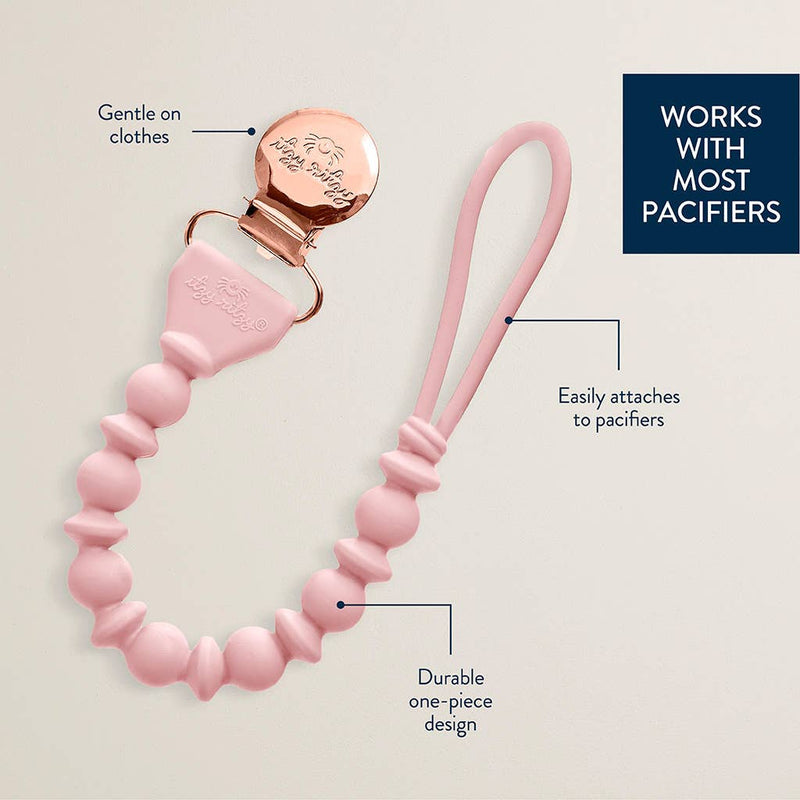 Itzy Ritzy | Itzy Paci Strap™ Silicone One-Piece Pacifier Clips