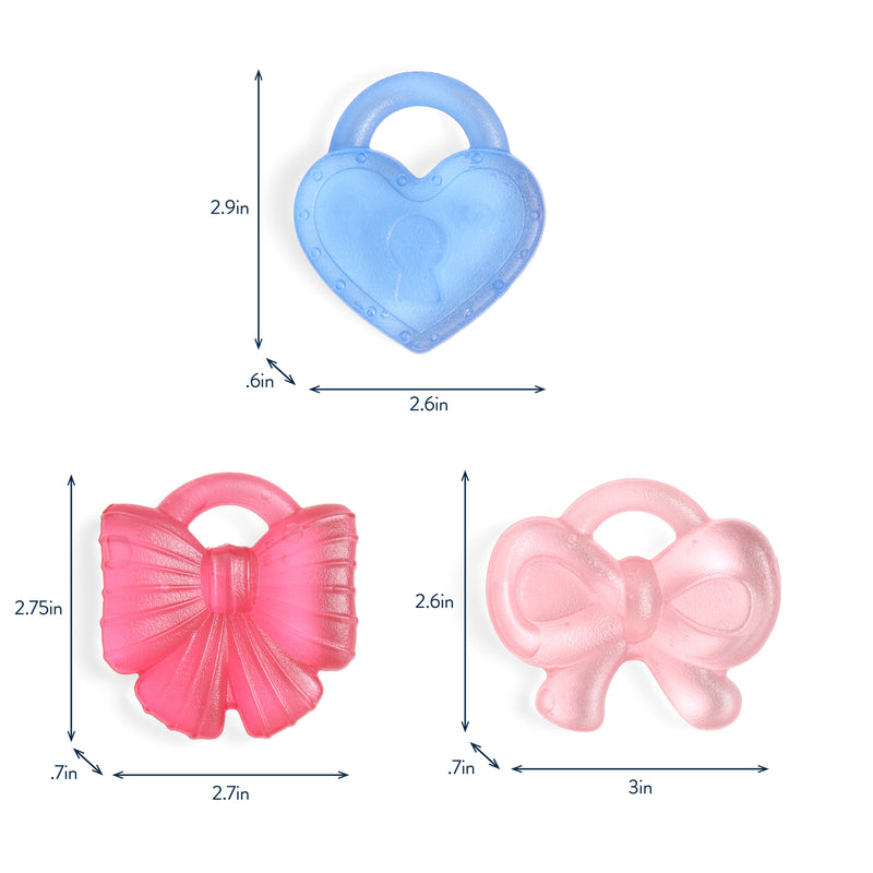 Itzy Ritzy | Cutie Coolers™ Soothing Water-Filled Teethers| Bow
