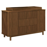 M29816NL,Babyletto,Pogo Tambour Assembled Dresser in Natural Walnut