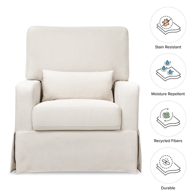 Namesake Crawford Pillowback Comfort Swivel Glider