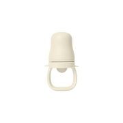 BIBS baby feeder shown open, highlighting removable silicone feeding pouch