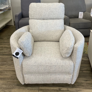 Brixy Radius PLUS power swivel glider recliner in Natural Beauty Quartz on the showroom floor