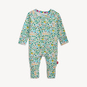 Bunny Garden floral long sleeve pajama set for kids
