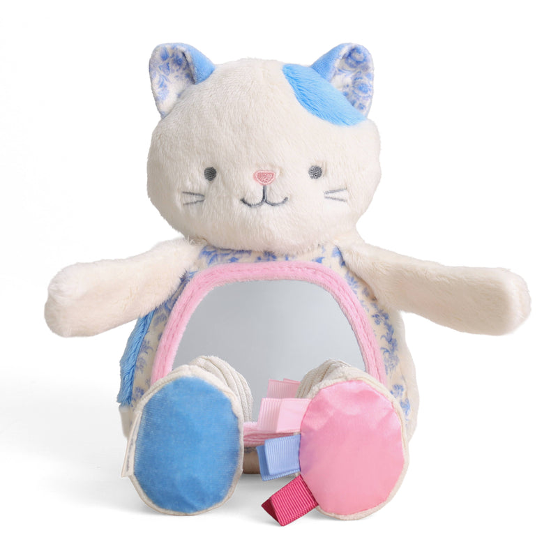 Itzy Ritzy |  Itzy Bitzy Mirror™ Sensory Tummy Time Mirror | Kitty