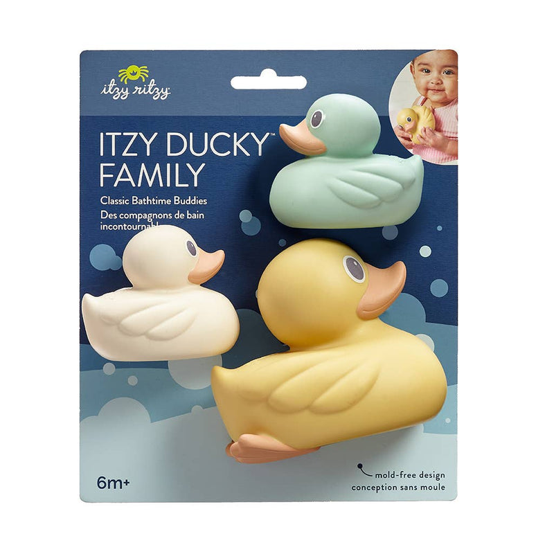 Itzy Ritzy | Itzy Ducky Family™ Bath + Water Table Toys | Mallard Family