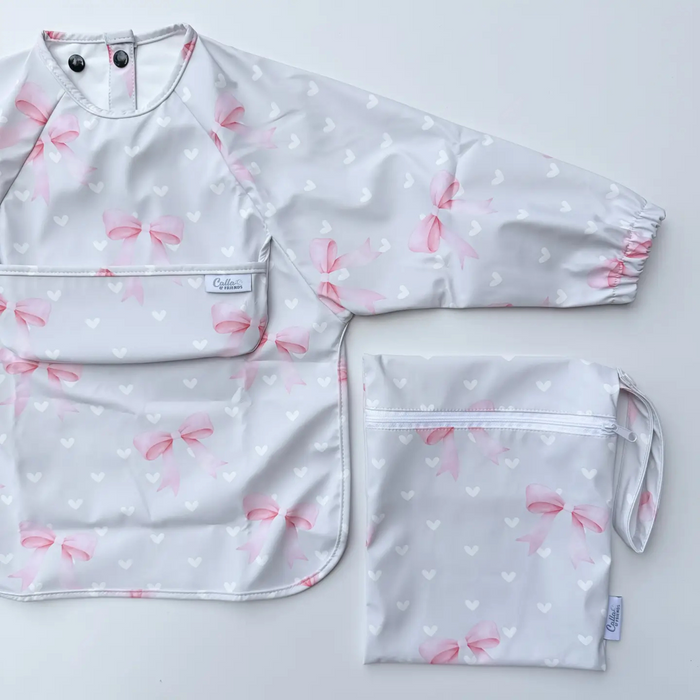 Calla & Friends | The Grayson Long Sleeve Bib | Sweetheart Bows