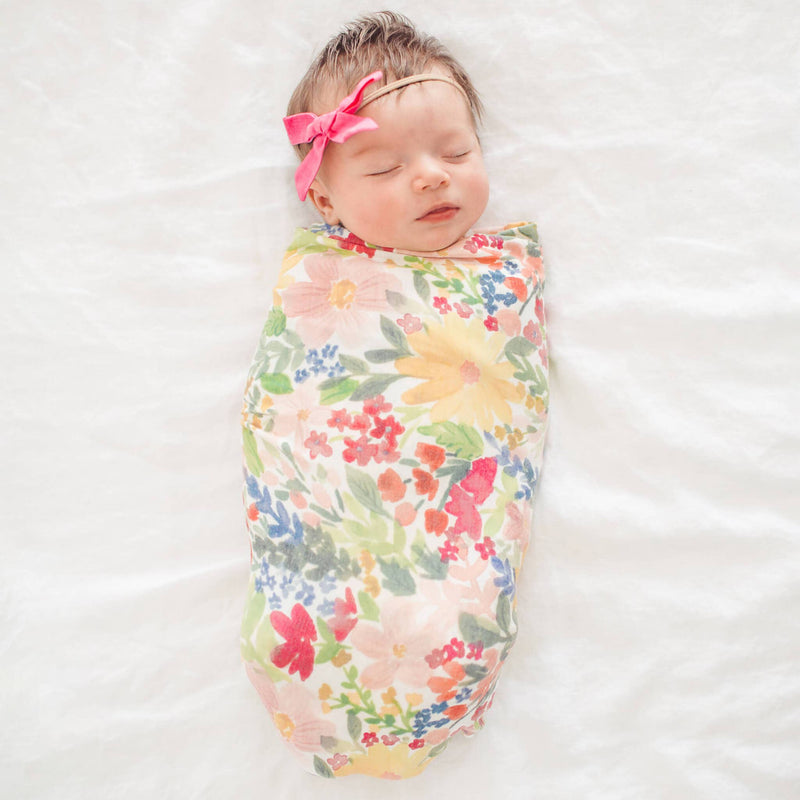 Copper Pearl | Knit Swaddle Blanket | Lark