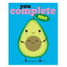 Cover of You Complete Me showing a smiling avocado hugging its pit with colorful text