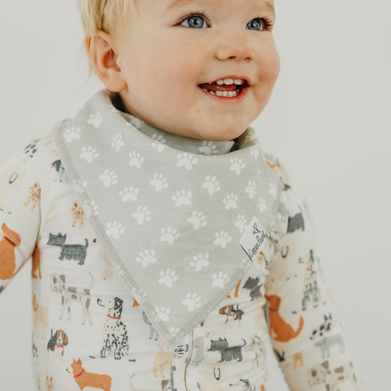 Copper Pearl | Bandana Bibs (4-pack) | Rufus