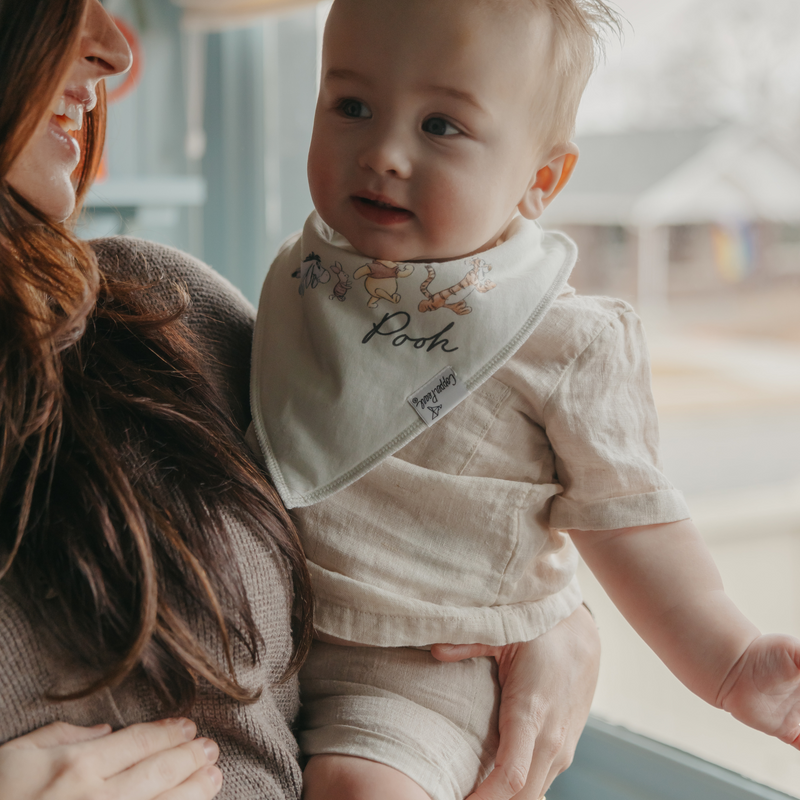 Copper Pearl | Bandana Bibs (4-pack) | Hundred Acre Wood