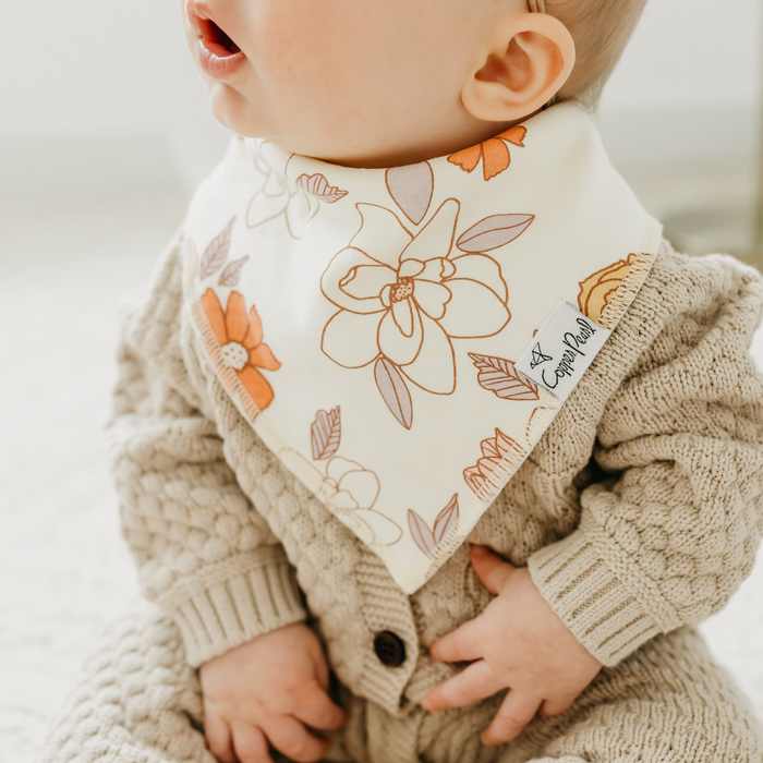 Copper Pearl | Bandana Bib Set (4-Pack) | Ferra