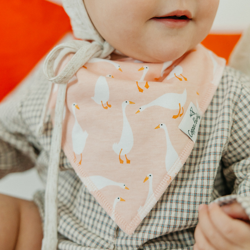 Copper Pearl | Bandana Bibs (4-pack) | Goosie