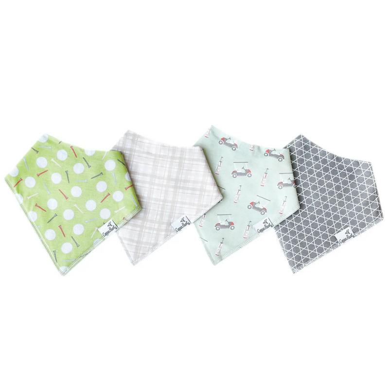 Copper Pearl | Bandana Bib Set (4-Pack) | Bogey
