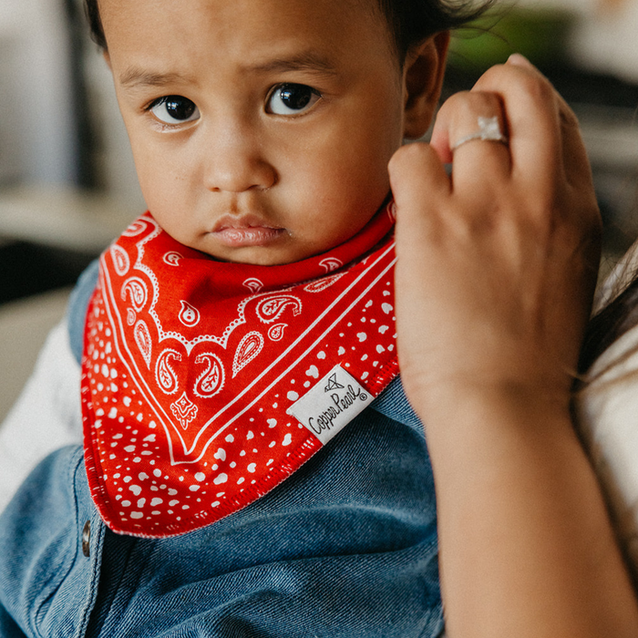 Copper Pearl | Bandana Bibs (4-pack) | Boone