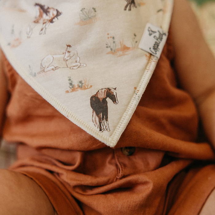 Copper Pearl | Bandana Bibs (4-pack) | Cheyenne