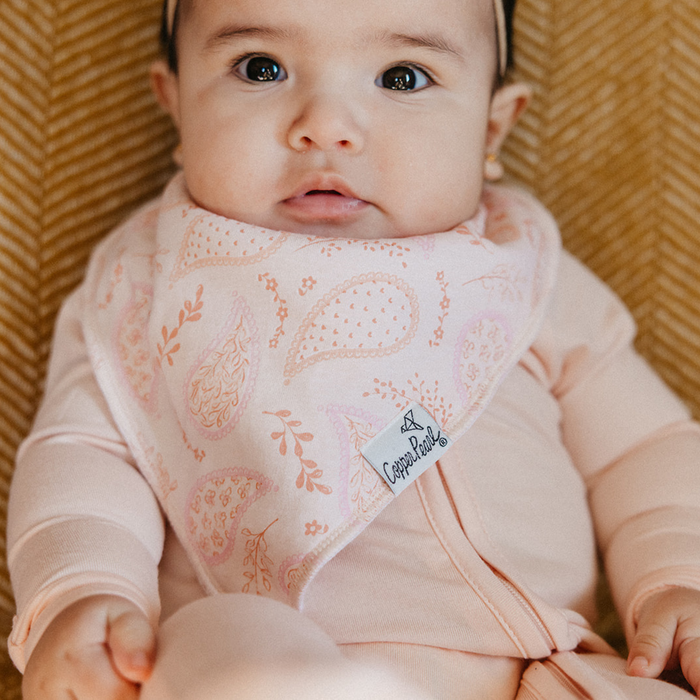 Copper Pearl | Bandana Bibs (4-pack) | Cheyenne