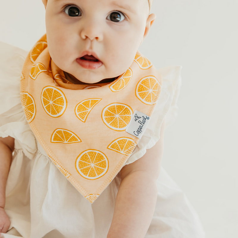 Copper Pearl | Bandana Bibs (4-pack) | Clementine