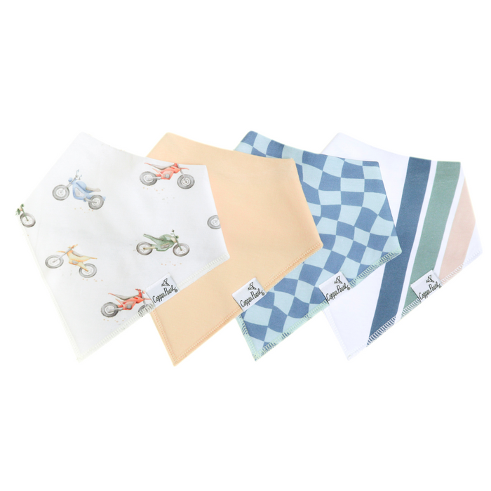 Copper Pearl | Bandana Bibs (4-pack) | Ryder
