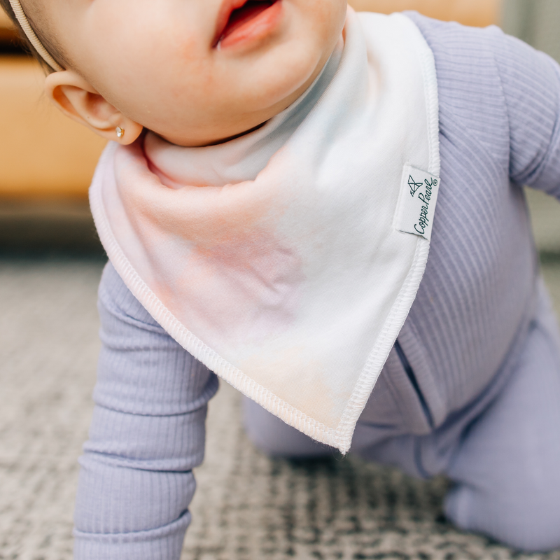 Copper Pearl | Bandana Bibs (4-pack) | Flora
