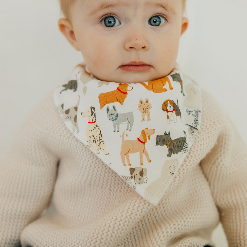 Copper Pearl | Bandana Bibs (4-pack) | Rufus