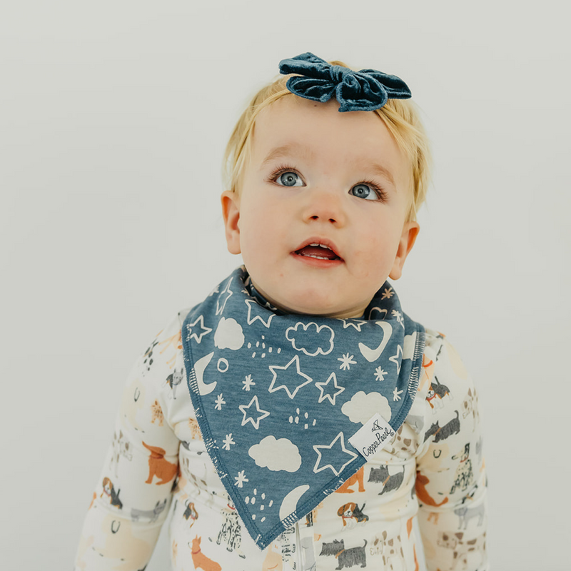Copper Pearl | Bandana Bibs (4-pack) | Rufus