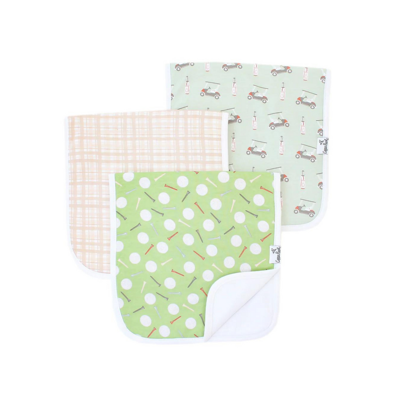 Copper Pearl | Burp Cloths (3-Pack) | Bogey