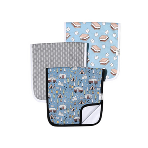 Copper Pearl Burp Cloth (3-Pack) | Bridger