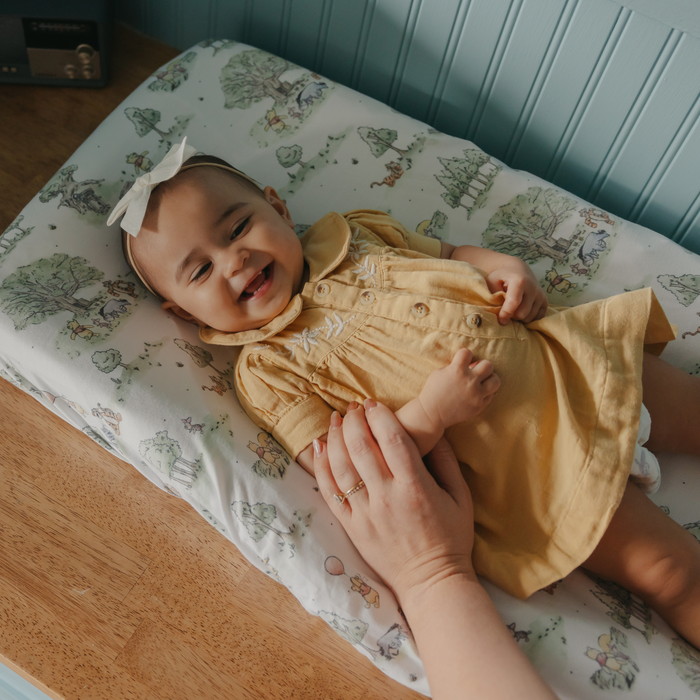 Copper Pearl | Changing Pad Cover | Hundred Acre Wood