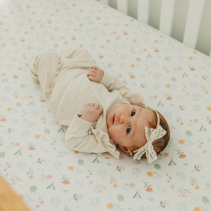 Copper Pearl | Premium Crib Sheet | Mabel