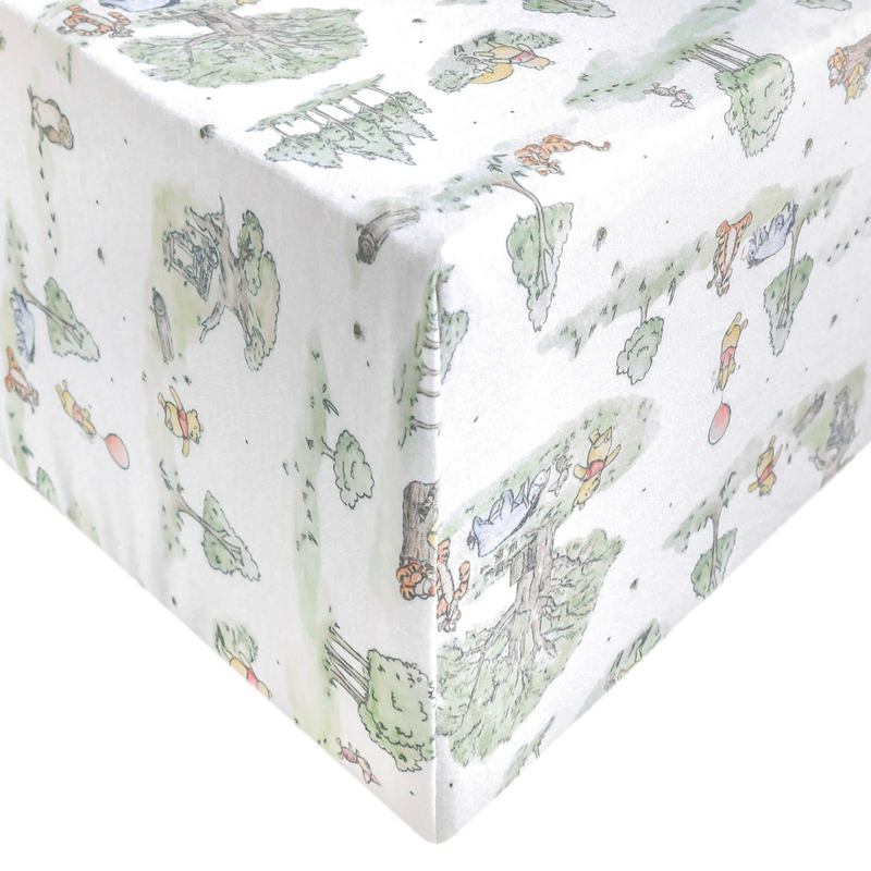Copper Pearl | Premium Crib Sheet | Hundred Acre Wood