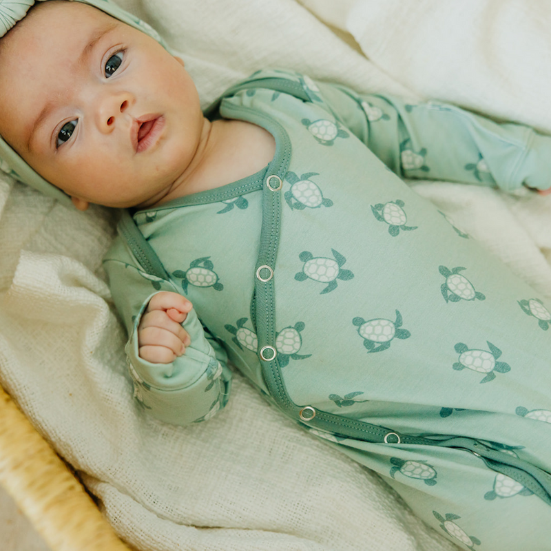 Copper Pearl | Newborn Knotted Gown | Wade