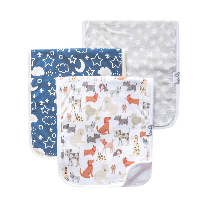 Cooper Pearl Burp Cloth (Set of 3) | Rufus