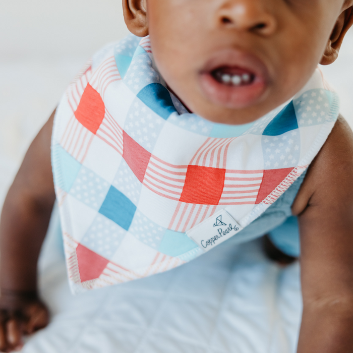 Copper Pearl Baby Bandana Bibs | Spangled Baby