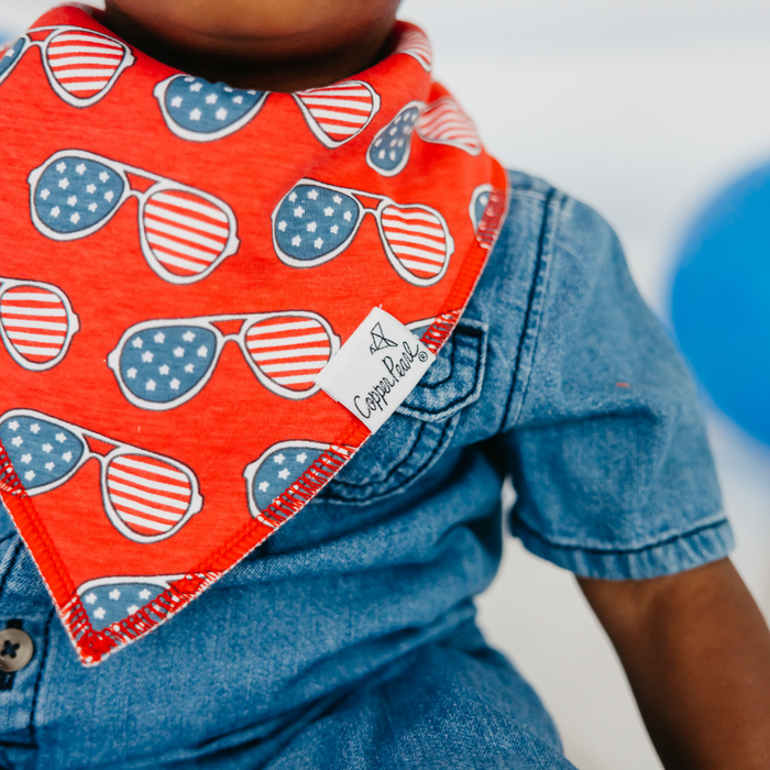 Copper Pearl Baby Bandana Bibs | Spangled Baby