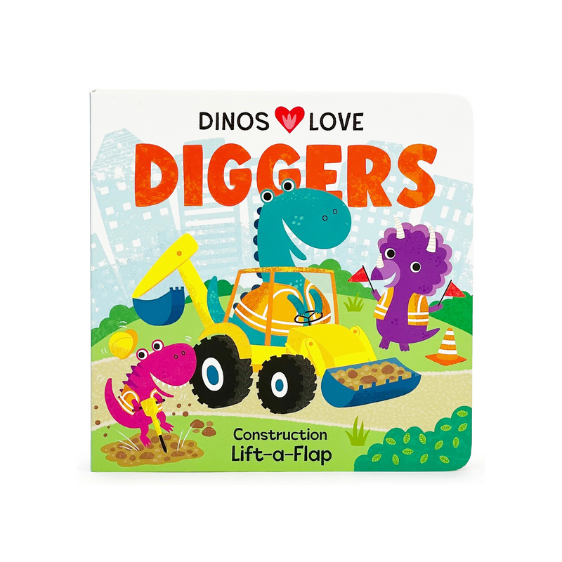 Cottage Door Press | Lift-a-Flap | Dinos Love Diggers
