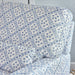 M21787BLT,Namesake,Sarah Flint x Namesake Crawford Swivel Glider in Blue Lattice Performance Eco-Weave