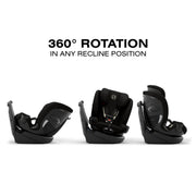 Cybex Callisto G 360 Select rotates 360 degrees in any recline position