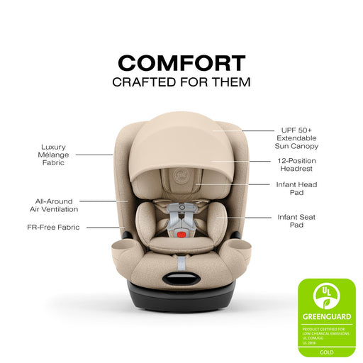 Cybex Callisto T 360 comfort features