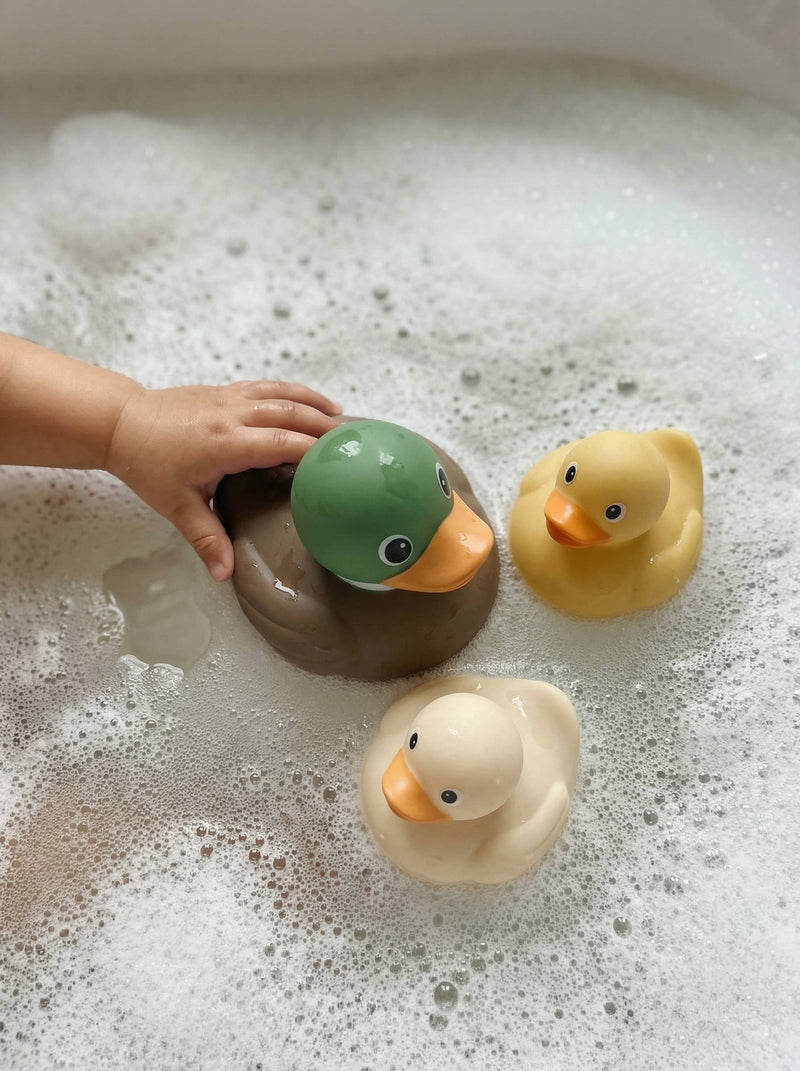 Itzy Ritzy | Itzy Ducky Family™ Bath + Water Table Toys | Mallard Family