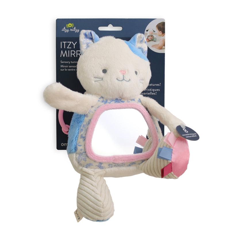Itzy Ritzy |  Itzy Bitzy Mirror™ Sensory Tummy Time Mirror | Kitty